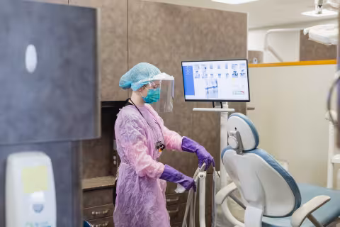 Central piedmont dental hygiene student