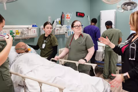 Real-world simulation nursing