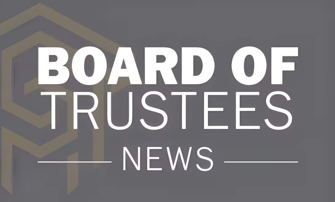 Board of Trustees news graphic
